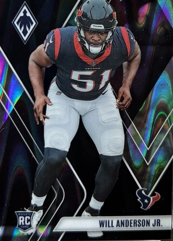 Will Anderson Jr. 2023 Phoenix #144 Black Seismic /10 Rookie RAW