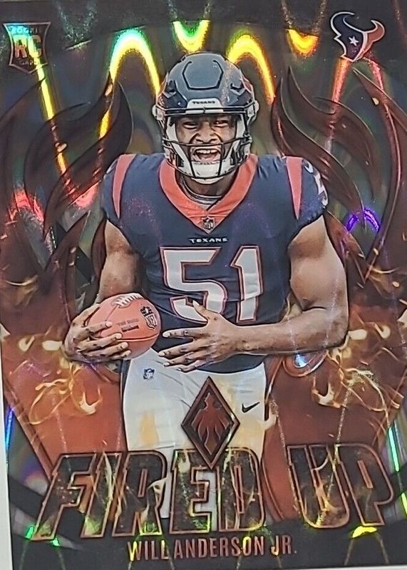 Will Anderson Jr. 2023 Phoenix #FU-18 Fired Up - Silver Seismic Rookie RAW