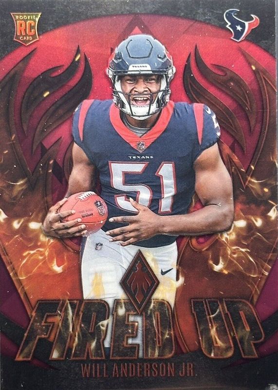 Will Anderson Jr. 2023 Phoenix #FU-18 Fired Up - Pink /175 Rookie RAW
