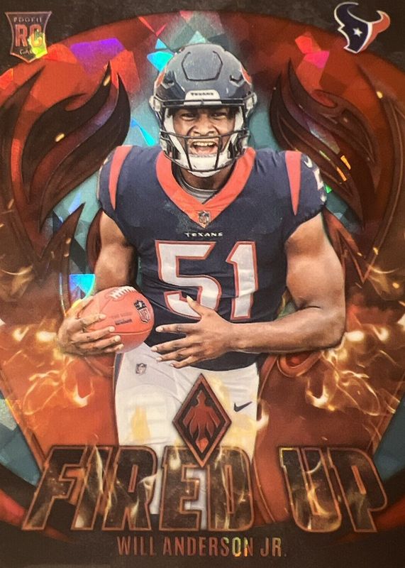 Will Anderson Jr. 2023 Phoenix #FU-18 Fired Up - Fire & Ice /35 Rookie RAW