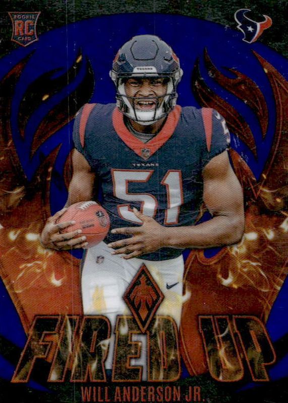 Will Anderson Jr. 2023 Phoenix #FU-18 Fired Up - Blue /25 Rookie RAW