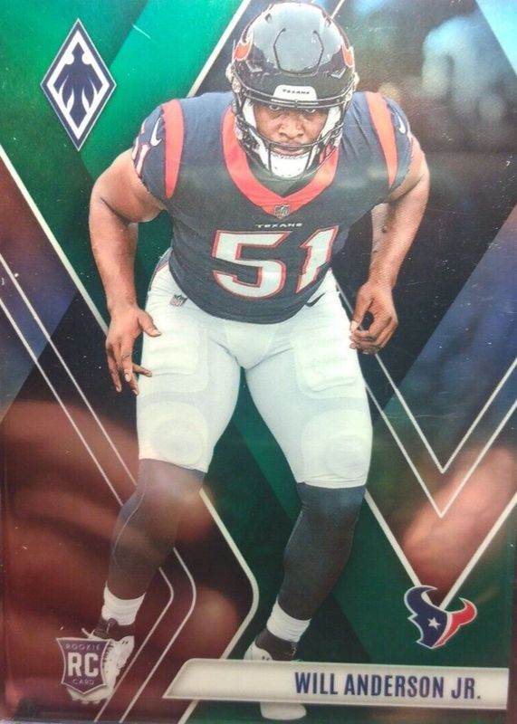 Will Anderson Jr. 2023 Phoenix #144 Green /25 Rookie RAW