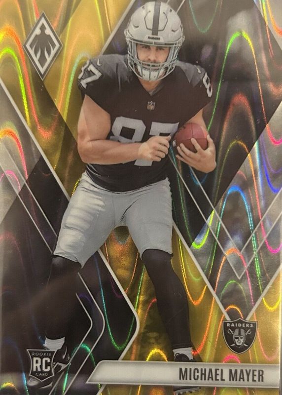 Michael Mayer 2023 Phoenix #116 Gold Seismic /1 Rookie RAW