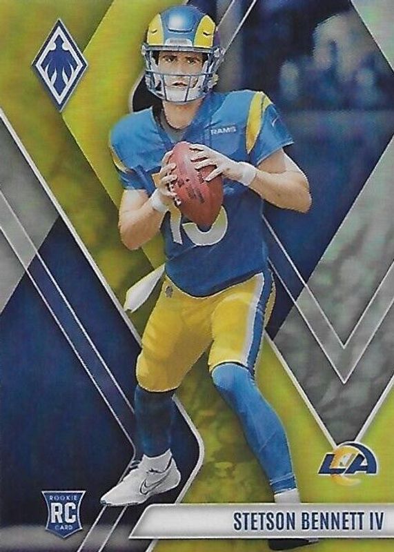 Stetson Bennett IV 2023 Phoenix #121 Yellow /75 Rookie RAW