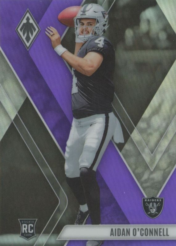 Aidan O'Connell 2023 Phoenix #122 Purple /125 Rookie RAW