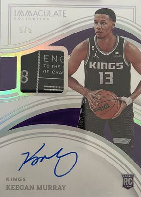 2022 Immaculate #129 Rookie Patch Auto - Tag /5