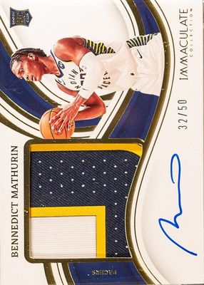 2022 Immaculate #PPA-BMT Premium Patch Autographs (/50)