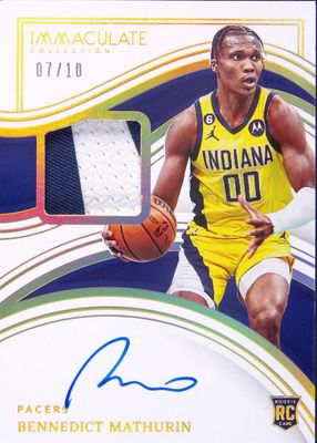 2022 Immaculate #128 Rookie Patch Auto - Gold /10