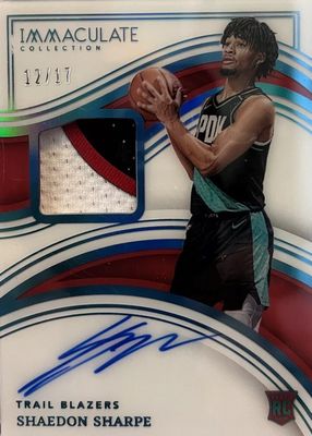 2022 Immaculate #112 Rookie Patch Auto - Jersey Number (/17)