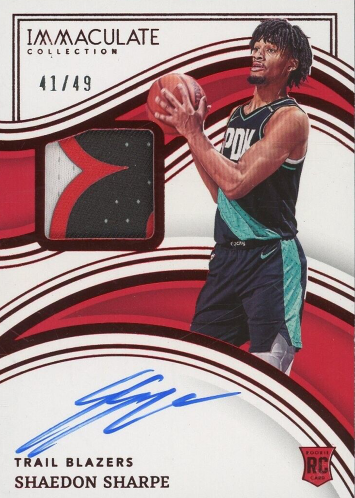その他 shaedon sharpe auto OPTIC GOLD PSA10 Shaedon Sharpe 2022 Optic #249 Rated Rookie Signatures