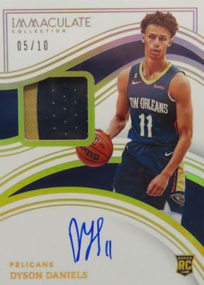 2022 Immaculate #121 Rookie Patch Auto - Gold /10