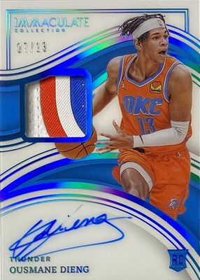 2022 Immaculate #124 Rookie Patch Auto - Jersey Number (/13)
