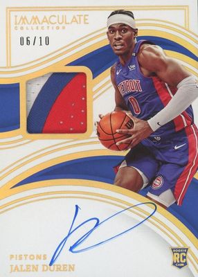 2022 Immaculate #103 Rookie Patch Auto - Gold /10