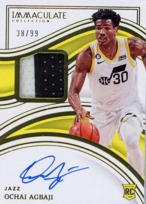 2022 Immaculate #134 Rookie Patch Auto /99