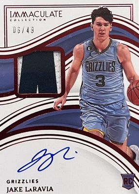 2022 Immaculate #109 Rookie Patch Auto - Red /49