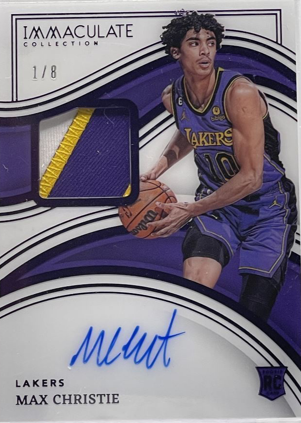 Max Christie 2022 Immaculate #102 Rookie Patch Auto - FOTL /8 