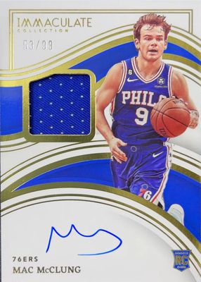 2022 Immaculate #115 Rookie Patch Auto /99