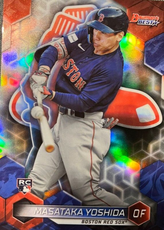 Masataka Yoshida 2023 Bowman's Best #40 Refractor Rookie PSA 10