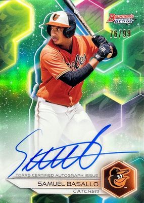 2023 Bowman's Best #B23-SB Best of 2023 Autographs - Green Refractor /99