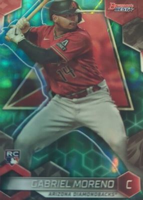 2023 Bowman's Best #38 Aqua Lava Refractor /199