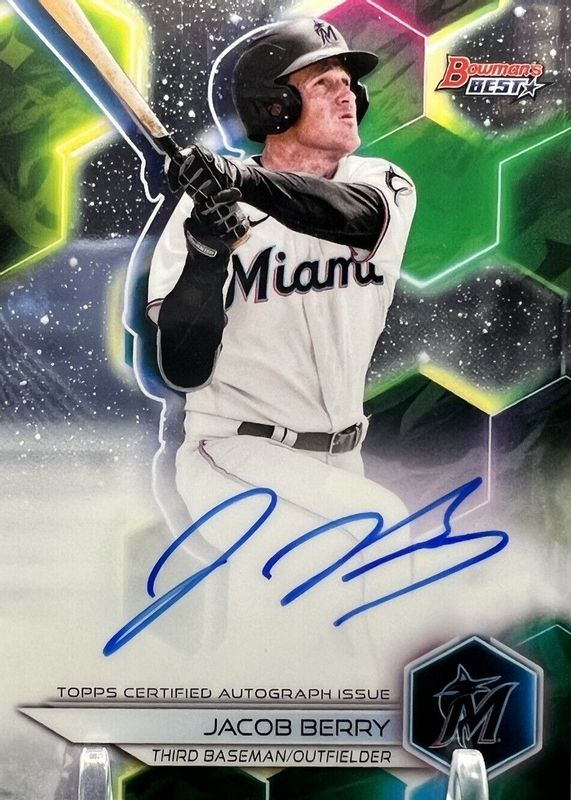 2023 Bowman's Best #B23-JB Best of 2023 Autographs - Refractor