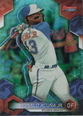 2023 Bowman's Best #18 Aqua Lava Refractor /199