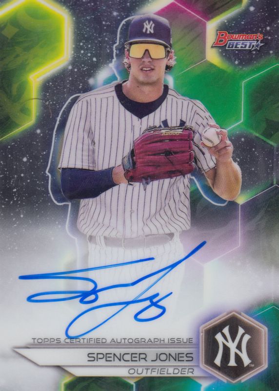 Spencer Jones 2023 Bowman's Best #B23-SJ Best of 2023 Autographs Price  Guide - Sports Card Investor