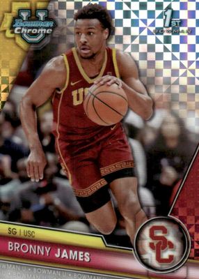 2023 Bowman Chrome University #95 X-Fractor (1st)