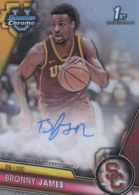 2023 Bowman Chrome University #BCPA-BJ Prospect Auto - Refractor /250 (1st)