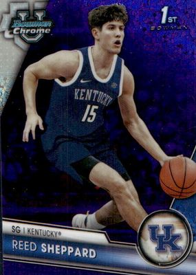 2023 Bowman Chrome University #45 Purple Mini-Diamond Refractor /399 (1st)