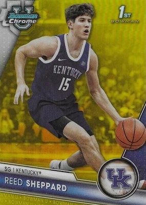 2023 Bowman Chrome University #45 Yellow Refractor /75 (1st)