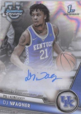 DJ Wagner 2023 Topps Chrome McDonald's All-American #CA-DW
