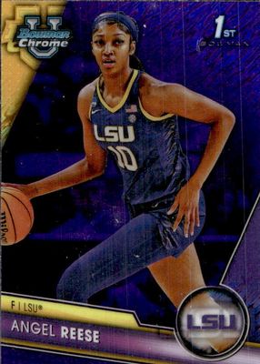 2023 Bowman Chrome University #49 Purple Shimmer Refractor (1st)