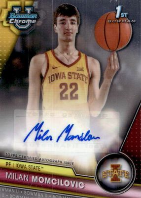 2023 Bowman Chrome University #BCPA-MM Prospect Auto (1st)