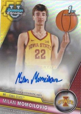 2023 Bowman Chrome University #BCPA-MM Prospect Auto - Refractor /250 (1st)