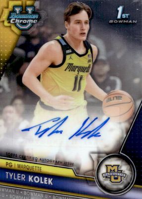 2023 Bowman Chrome University #BCPA-TK Prospect Auto (1st)