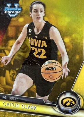 2023 Bowman Chrome University #34 Gold Refractor /50
