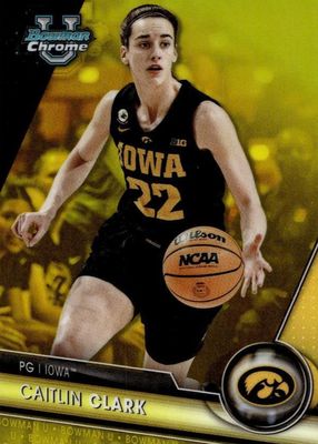 2023 Bowman Chrome University #34 Yellow Refractor /75