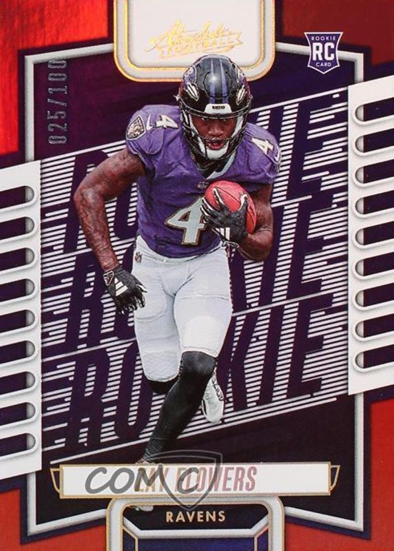 Zay Flowers 2023 Absolute #111 Red Spectrum /100 Rookie SGC 10