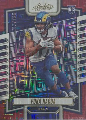 2023 Absolute #189 Red Squares /499