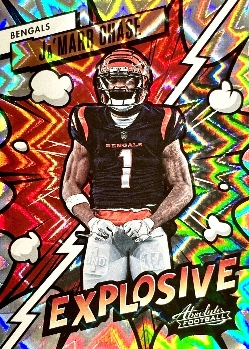 Ja'Marr Chase 2023 Absolute #34 Explosive /(SSP) Price Guide
