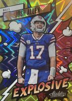 Josh Allen 2023 Absolute #6 Explosive - Gold /10 Price Guide - Sports