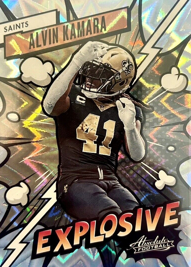 Alvin Kamara 2023 Absolute #21 Explosive /(SSP) Price Guide