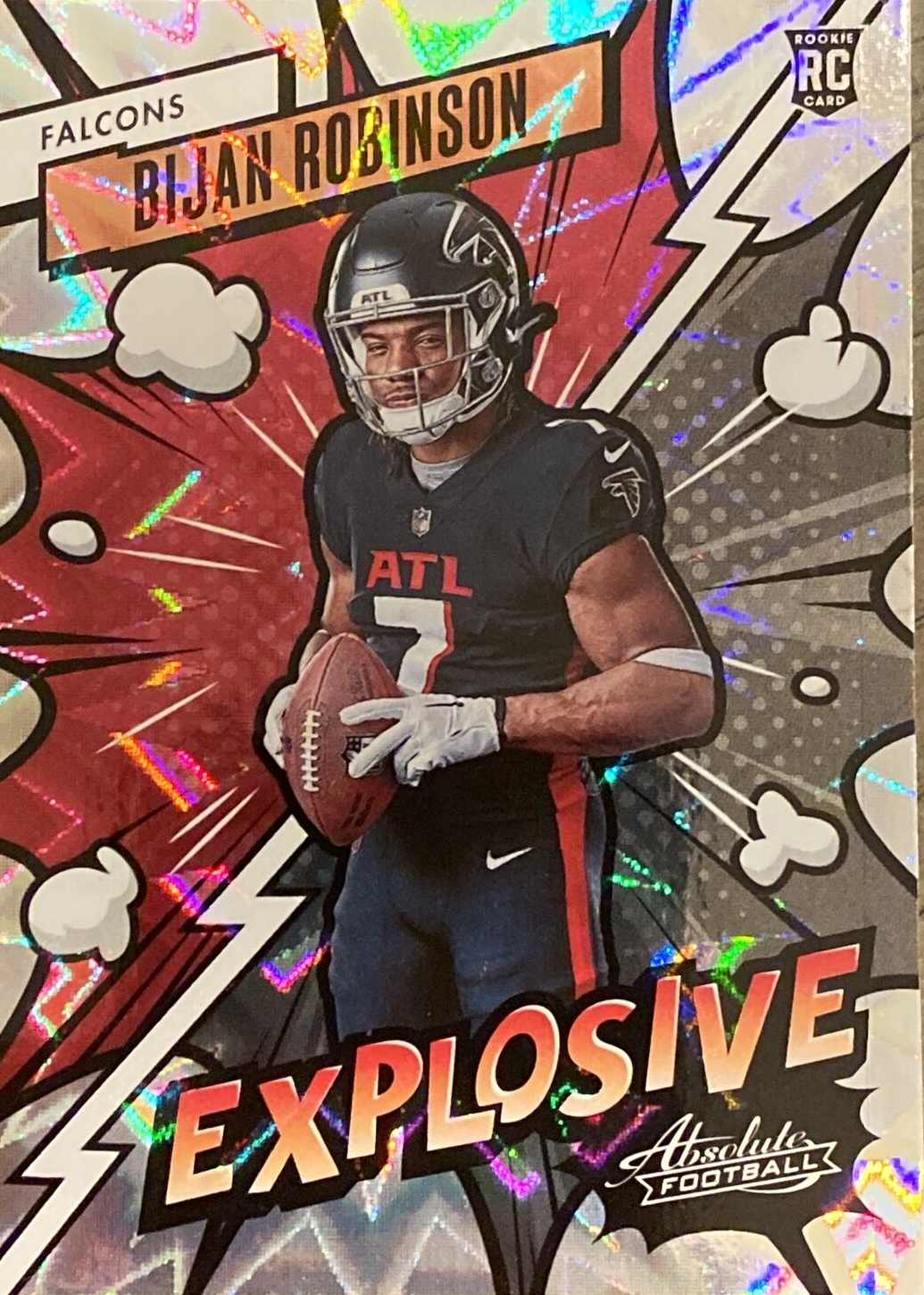 Robbyです 2023 Panini Mosaic #244 Brian Robinson Jr. Reactive Blue