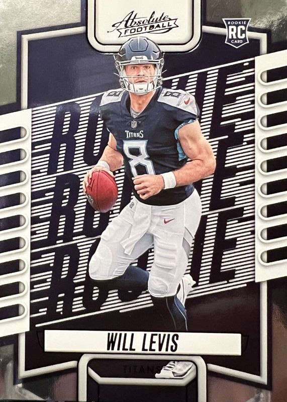 Will Levis 2023 Absolute #114 Black Rookie SGC 9