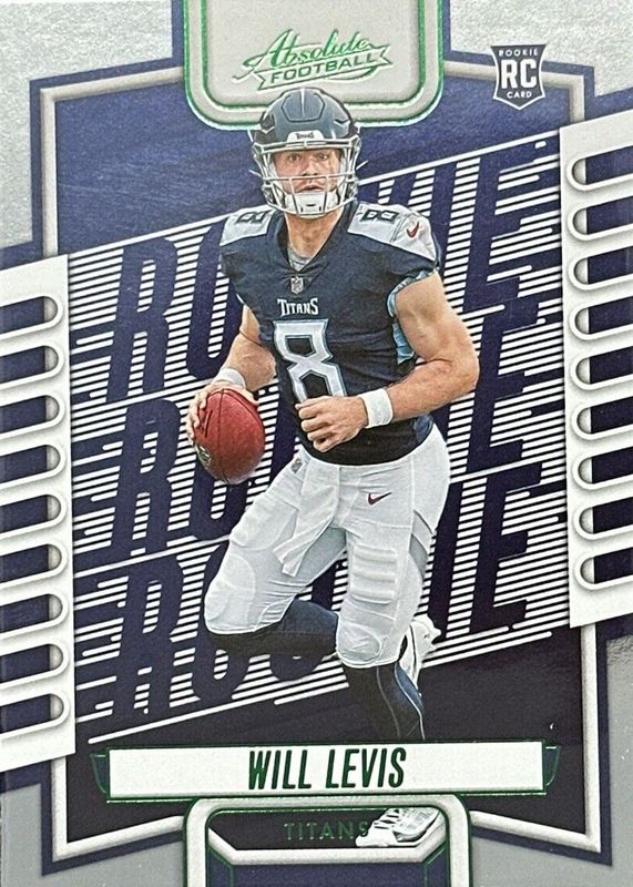 Will Levis 2023 Absolute #114 Green Rookie SGC 10