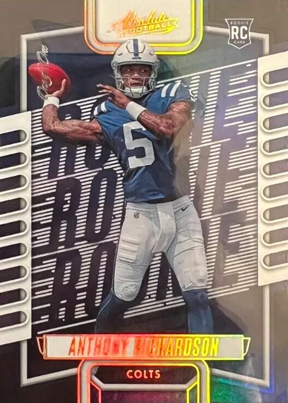 Anthony Richardson 2023 Absolute #104 Black Spectrum /1 Rookie SGC 10