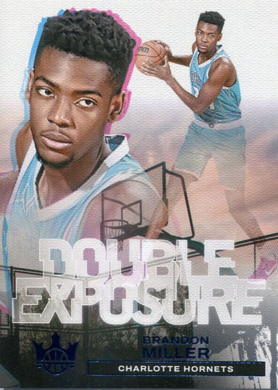 Brandon Miller 2023 Court Kings #20 Double Exposure - Amethyst /99 Rookie SGC 10