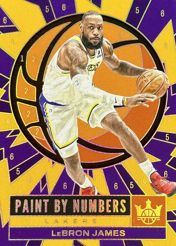 LeBron James 2023 Court Kings #13 Paint by Numbers /(SSP) RAW