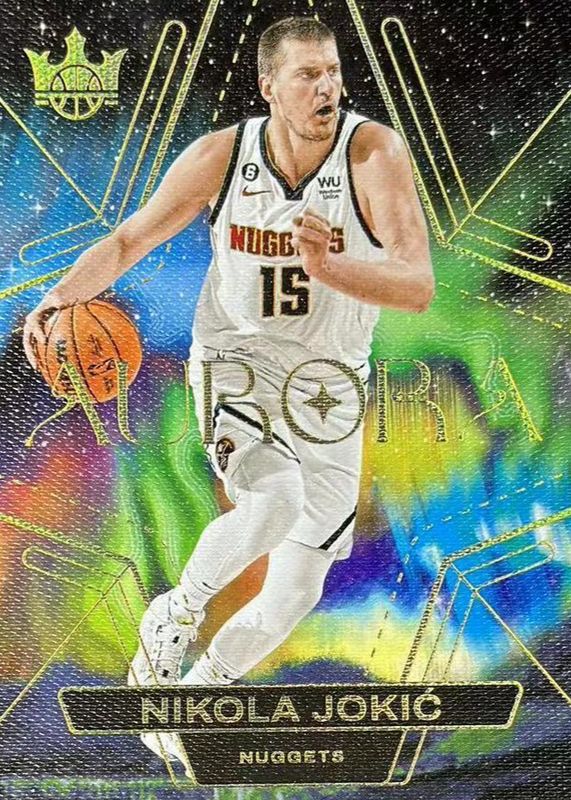 Nikola Jokic 2023 Court Kings #16 Aurora /(SSP) RAW
